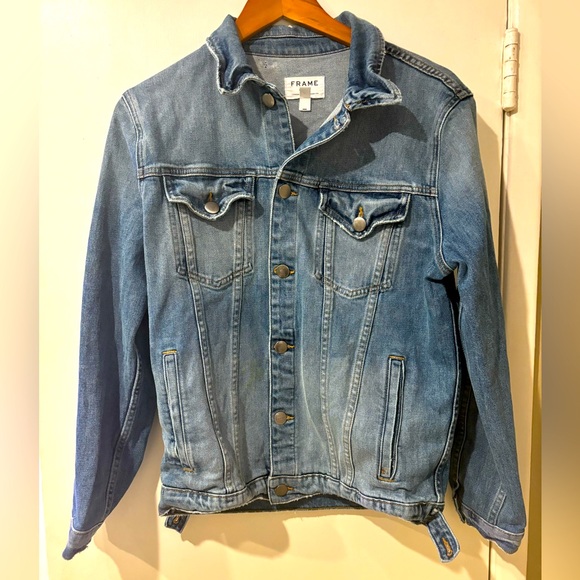 75% ⬇️ Retail - Frame Denim Jacket - Light blue - Men’s Medium - Picture 1 of 10